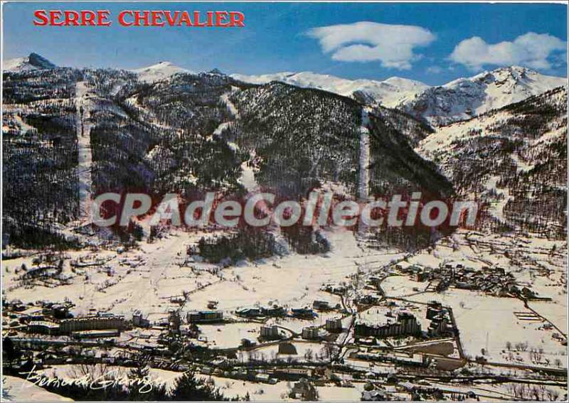 Modern Postcard Villeneuve la Salle Serre Chevalier 1400 Bez