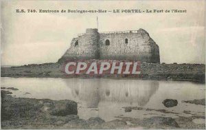 Old Postcard Environs de Boulogne sur Mer Le Portel Fort of The Slam