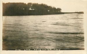 Postcard RPPC Kansas Lake Yates Center #3066 23-3802