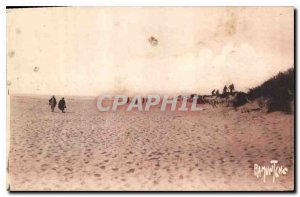 Old Postcard Ile d'Oleron Saint Trojan Beach of the Grande Cote