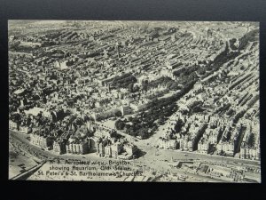 East Sussex BRIGHTON Aerial View - Old Postcard by A.W. Wardell