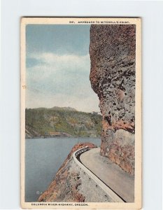 Postcard Approach To Mitchell's Point, Columbia River-Highway, Oregon