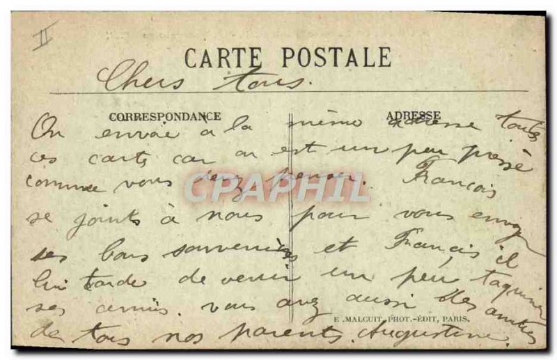 Old Postcard Astronomy Paris Montsouris Park L & # 39Observatoire