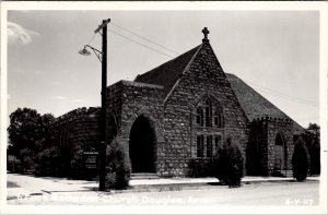 Douglas Arizona Grace Methodist Church RPPC Postcard Z26