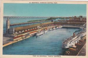 Canada Montreal Central Part Of Harbour 1941