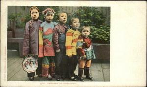 SAN FRANCISCO CA Children of Chinatown No. 7340 c1905 Det...