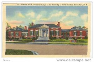 Alumnae House, Woman's College of the University of North Carolina, Greensbor...