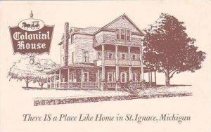 Michigan Saint Ignace Colonial House