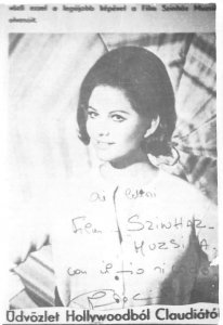 Mic74 courtesy of Hollywood Claudia cardinale hungary actress real photo 7x9cm