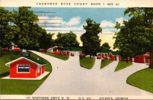 Georgia Atlanta The Cherokee Rose Court 1950