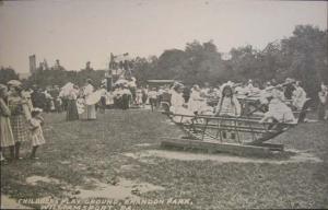 WILLIAMSPORT PA Brandon Park Playground c1910 Postcard