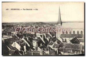 Postcard Old Nemours Vue Generale
