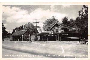 Daniel Boone's Cave Kentucky Main Building Real Photo Vintage Postcard AA71676