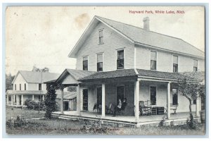 1910 Exterior View Hayward Park White Lake Michigan MI Vintage Antique Postcard