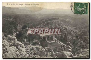 Postcard Old N D Angels Convent Ruins