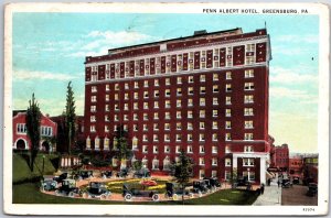 VINTAGE POSTCARD THE PENN ALBERT HOTEL AT GREENSBURG PENNSYLVANIA 1932