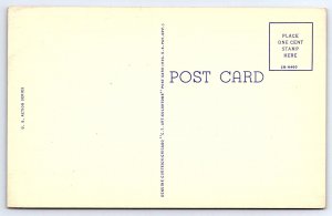 US Navy WW2 era Naval Action Linen Multi-View Postcard A771