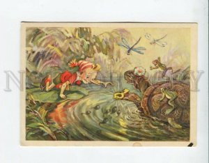 3095012 PINOCCHIO Buratino & TURTLE Water Lily FROG Old Rus PC