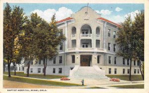 Baptist Church Miami Oklahoma 1920c postcard