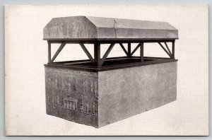 Ancient Egyptian Granite Sarcophagus Museum Postcard C38