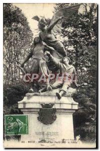 Postcard Old Brest Fatherland Monument to the Dead
