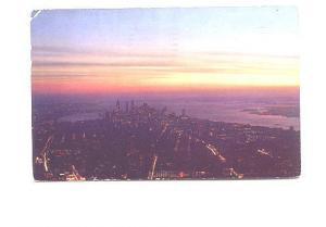 New York Harbor at Night, New York City, Used 1956