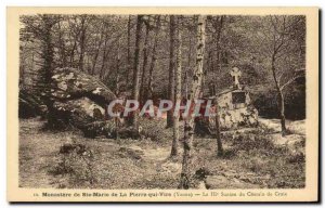 Old Postcard Monastery of St. Mary of La Pierre qui Vire The 3rd Station of t...