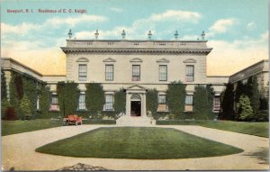 Postcard RI Newport - Residence of E.C. Knight