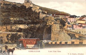 Land Port Gate Gibraltar Postcard.