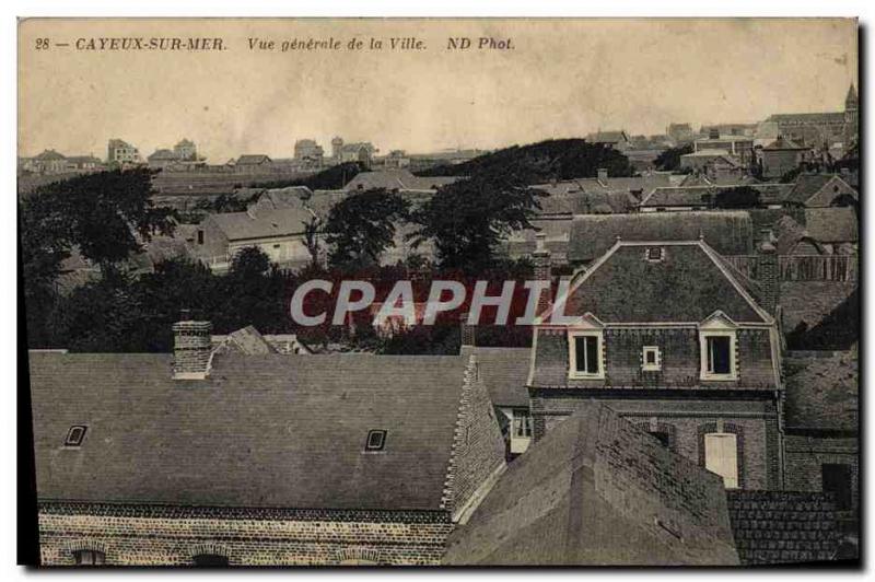 Old Postcard Cayeux Sur Mer Vue Generale De La Ville