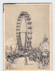 Postcard Riesenrad, Prater, Vienna, Austria