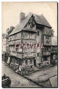 Bayeux Old Postcard Old House