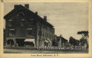 Lowe Block - Fultonville, New York NY  