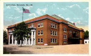 Savannah, Georgia - A view of the Auditorium - c1920