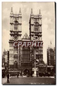 Old Postcard Westminster Abbey London