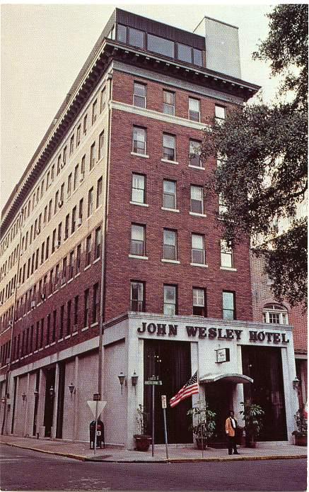(2 cards) John Wesley Hotel - Savannah GA, Georgia