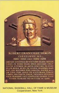 Robert Granville Lemon National Baseball Hall Of Fame & Museum Cooperstown Ne...