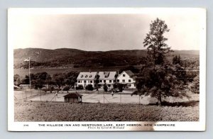 RPPC East Hebron, Hillside Inn, Newfound Lake Postcard