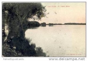 Lake Scene, St. James, Minnesota, PU 1909