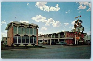 Gillette Wyoming WY Postcard Sands Motor Lodge U.S Hiways Exterior View c1960