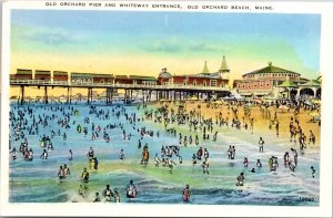 Old Orchard Pier and Whiteway Entrance Old Orchard Beach