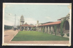 ALBUQUERQUE NEW MEXICO NM THE ALVARADO HOTEL 1917 PHOSTINT VINTAGE POSTCARD