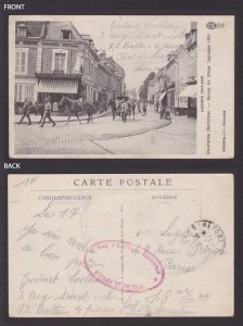 FRANCE 1916, Fieldpost card, Doullens, France, WWI