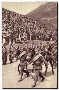 Postcard Modern Army Soldiers world war 2 french mounted at Lautaret Septembe...