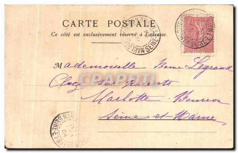 Old Postcard Palais de Justice and Conciergerie Paris
