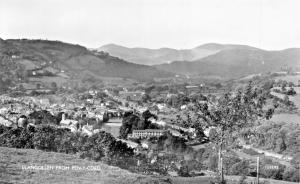 LLANGOLLEN ENBIGHSHIRE WALES UK FROM PEN-Y-COED PHOTO POSTCARD