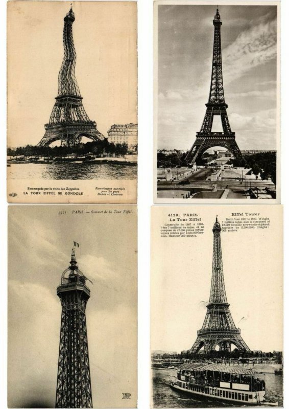 PARIS FRANCE TOUR EIFFEL, EIFFEL TOWER Lot of 600 CPA (L2470)