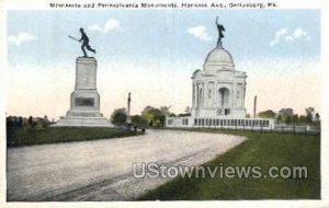 Minnesota & Penn. Monuments - Gettysburg, Pennsylvania