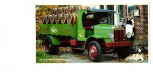 Carlsberg Beer 1928 Mercedes Delivery Truck,  Vintage Advertising Postcard