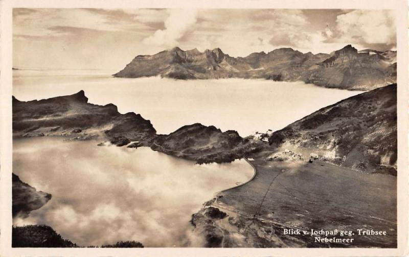 Wolfenschiessen Switzerland Joch Pass Scenic Real Photo Antique Postcard K18591